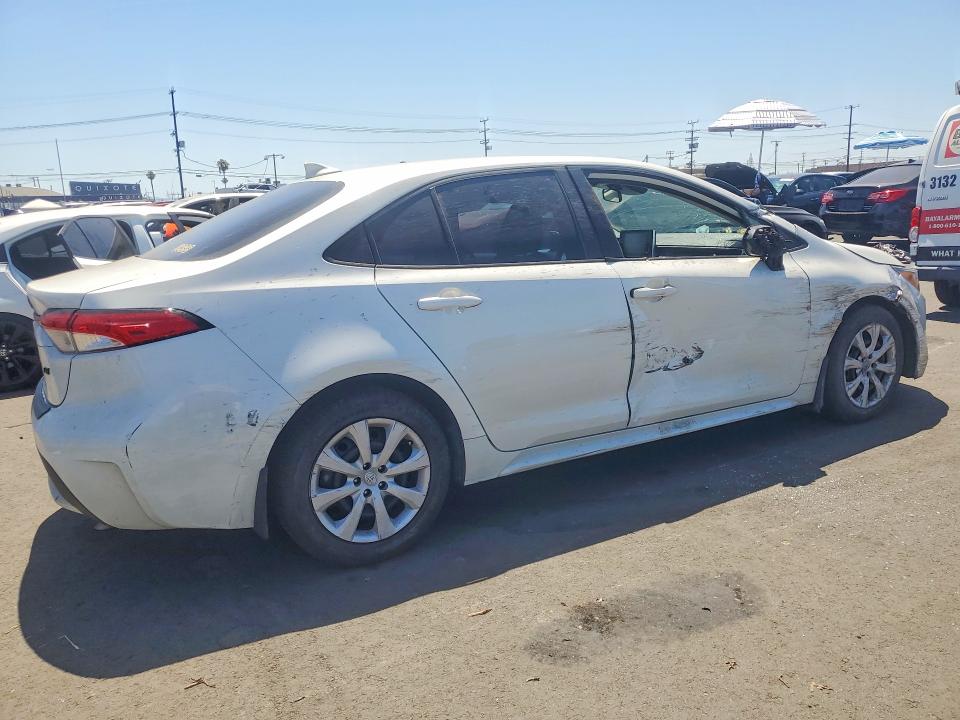 2021 Toyota Corolla VIN 5YFEPMAE9MP165897 COPART salvage auction — SIDE, CA - SALVAGE CERTIFICATE, sold $4,450 on 2026-07-15 (photo 3)