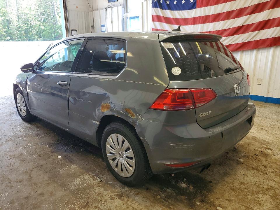 2015 Volkswagen Golf VIN 3VW817AU1FM025714 COPART salvage auction — MINOR DENT/SCRATCHES, Me - Certificate Of Title, sold $675 on 2026-07-30 (photo 2)