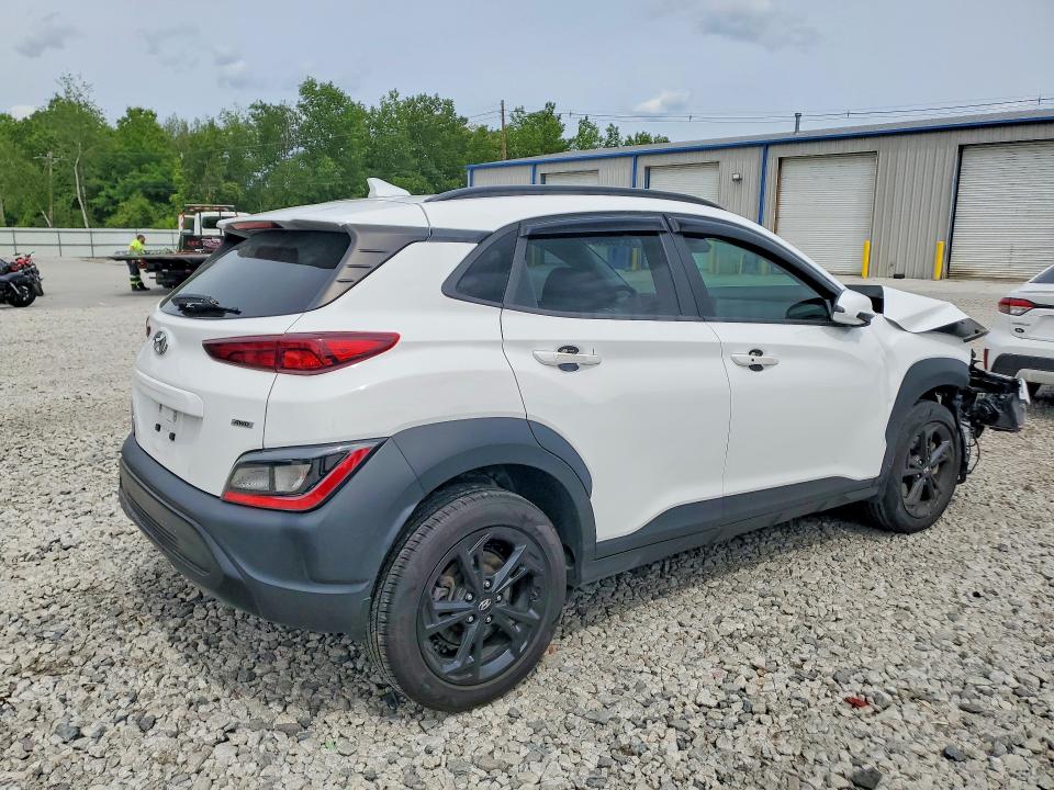 2022 Hyundai VIN KM8K6CAB0NU820423 COPART salvage auction — FRONT END, Ma - Cert Of Title-Salvage, sold $3,250 on 2026-07-10 (photo 3)