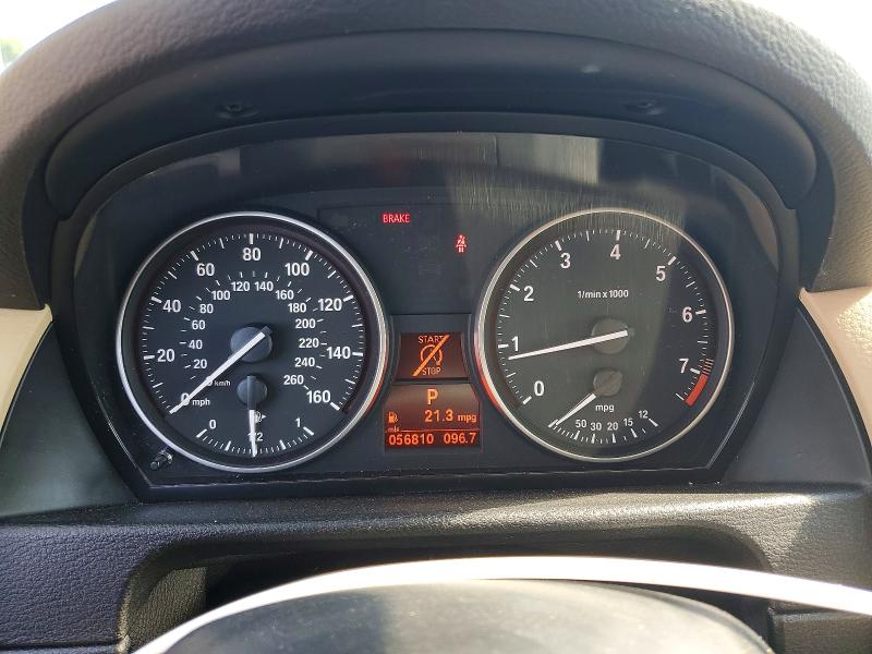 2013 BMW X1 VIN WBAVL1C58DVR82960 COPART salvage auction — FRONT END, Ca - Certificate Of Title, sold $3,000 on 2026-07-09 (photo 9)