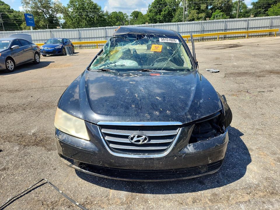 2009 Hyundai Sonata VIN 5NPET46C89H410499 COPART salvage auction — ROLLOVER, Al - Cert Of Title-Salvage Title, sold $225 on 2026-07-13 (photo 5)