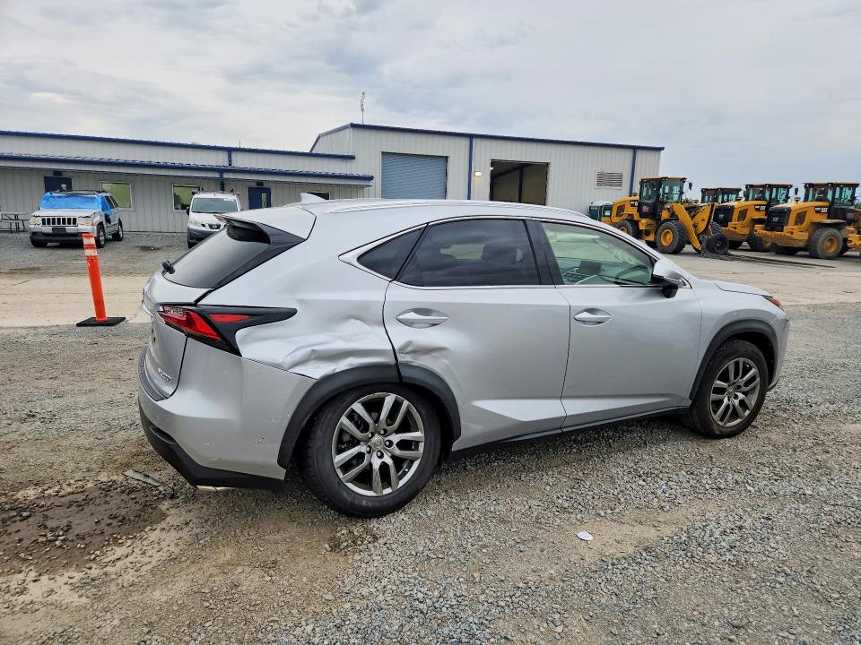 2015 Lexus Nx VIN JTJYARBZ5F2012185 COPART salvage auction — REAR END, NC - SALVAGE CERTIFICATE OF TITLE, sold $6,700 on 2026-07-27 (photo 3)