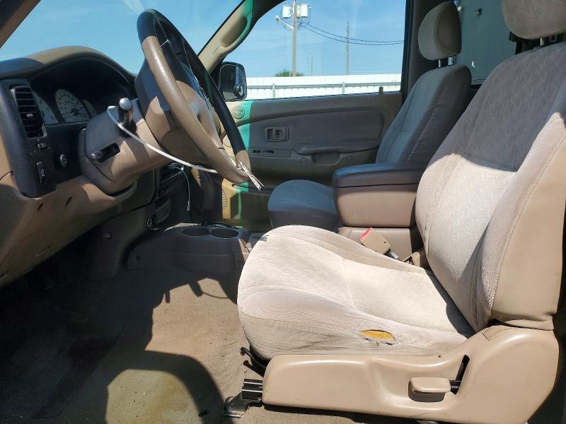 2002 Toyota Tacoma VIN 5TESN92N02Z106121 COPART salvage auction — FRONT END, Fl - Cert Of Title Slvg Rebuildable, sold $2,600 on 2026-07-13 (photo 7)