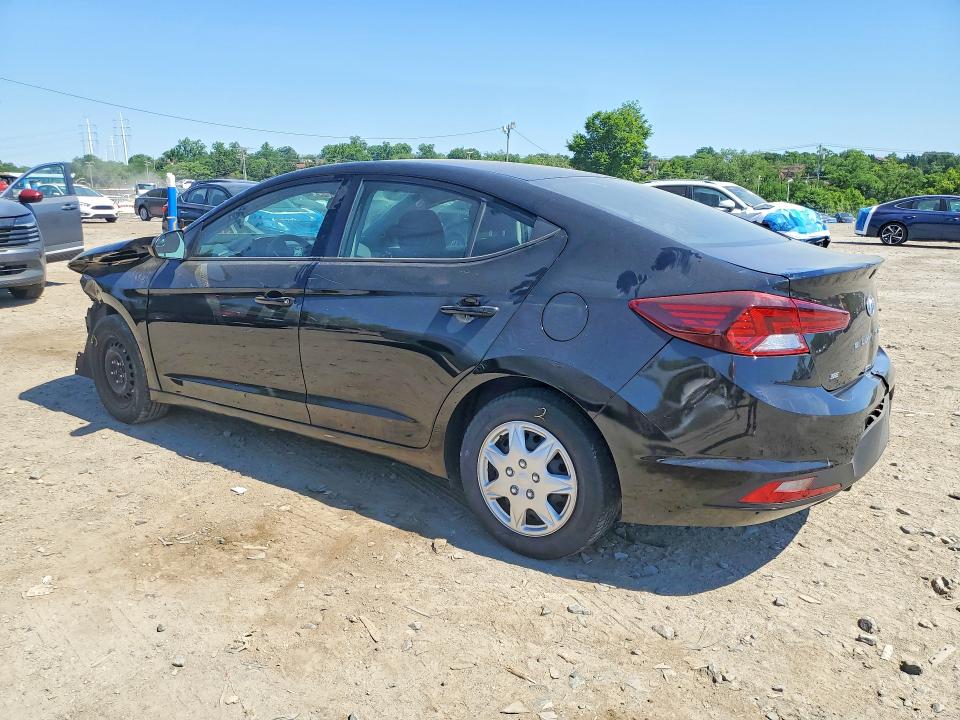 2019 Hyundai Elantra VIN KMHD74LFXKU756043 COPART salvage auction — FRONT END, MD - CERT OF SALVAGE > 75% DAMAGE, sold $1,200 on 2026-07-28 (photo 2)