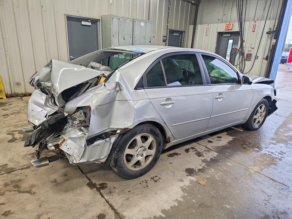 2007 Hyundai Sonata VIN 5NPEU46F67H165836 COPART salvage auction — REAR END, Il - Junking Cert Of A Vehicle, sold $350 on 2026-07-14 (photo 3)