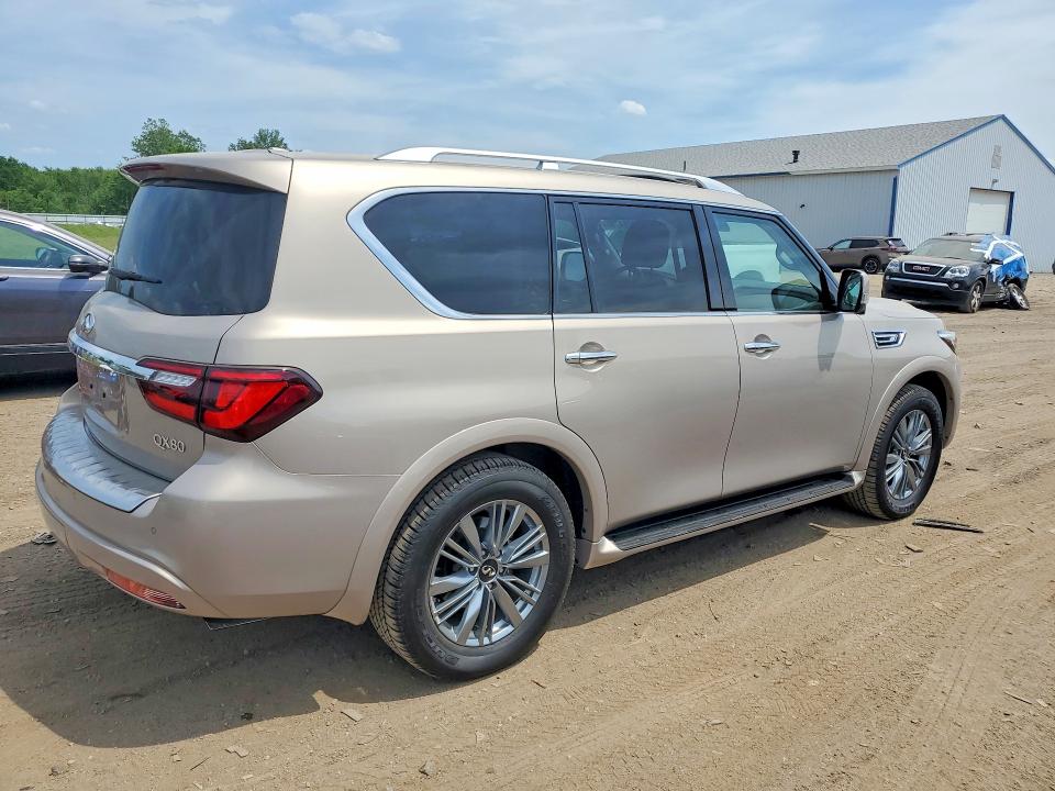 2023 Infiniti Qx80 VIN JN8AZ2AE7P9303173 COPART salvage auction — HAIL, Oh - Cert Of Title-Salvage, sold $25,250 on 2026-07-02 (photo 3)