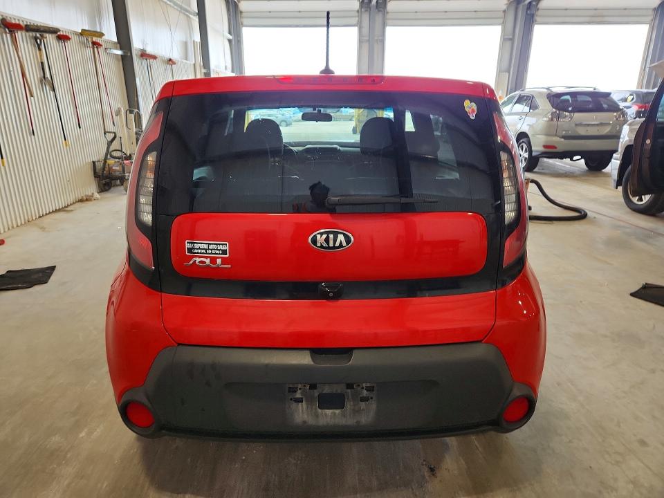 2015 Kia Soul VIN KNDJP3A56F7762633 COPART salvage auction — FRONT END, Ne - Cert Of Title-Salvage, sold $550 on 2026-07-07 (photo 6)