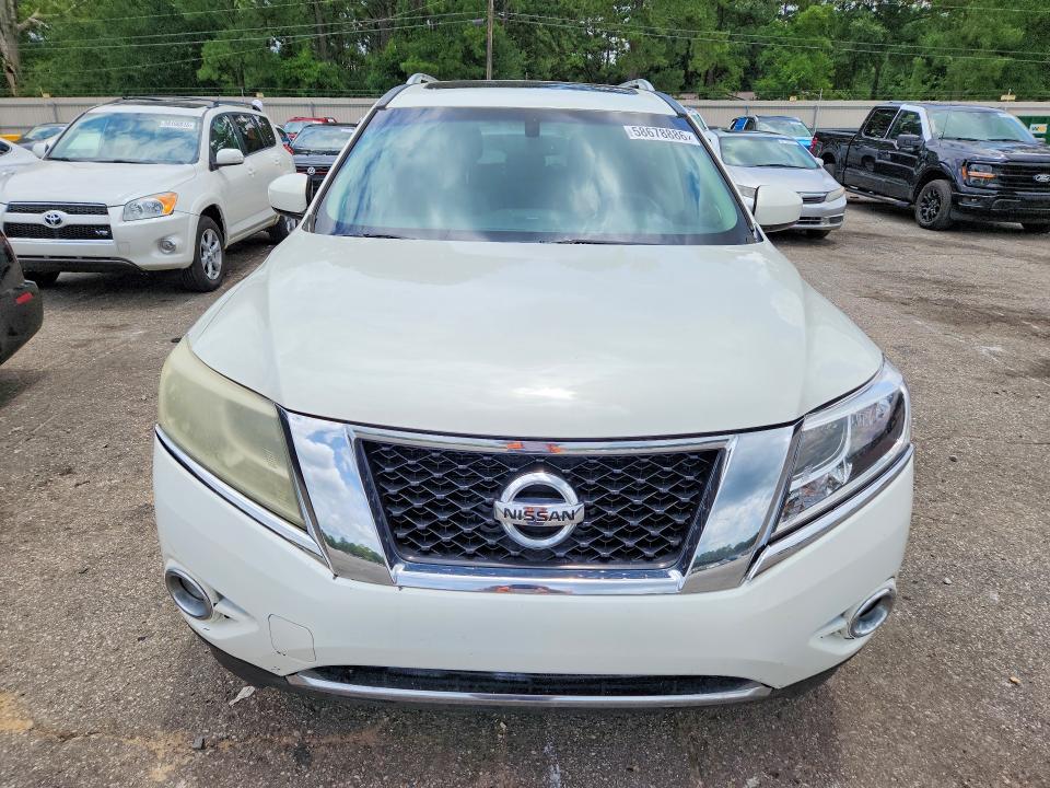 2013 Nissan Pathfinder VIN 5N1AR2MN2DC635944 COPART salvage auction — MINOR DENT/SCRATCHES, Al - Certificate Of Title (P), sold $275 on 2026-07-08 (photo 5)