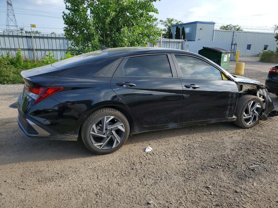 2025 Hyundai Elantra VIN KMHLM4DGXSU968226 COPART salvage auction — UNDERCARRIAGE, On - Permit Salvage, sold $6,200 on 2026-07-14 (photo 3)