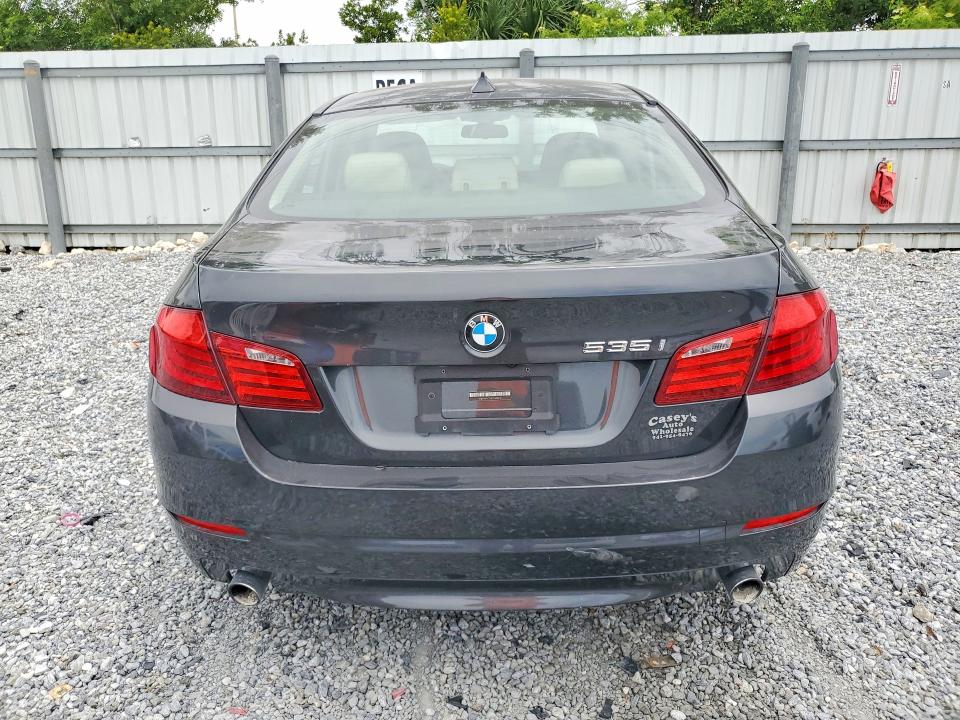 2011 BMW 5 series VIN WBAFR7C50BC802935 COPART salvage auction — FRONT END, FL - CERT OF TITLE SLVG REBUILDABLE, sold $1,950 on 2026-07-31 (photo 6)