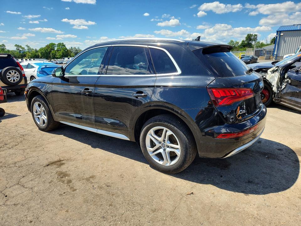 2018 Audi Q5 VIN WA1BNAFY1J2034459 COPART salvage auction — MECHANICAL, Pa - Cert Of Title, sold $6,100 on 2026-07-09 (photo 2)