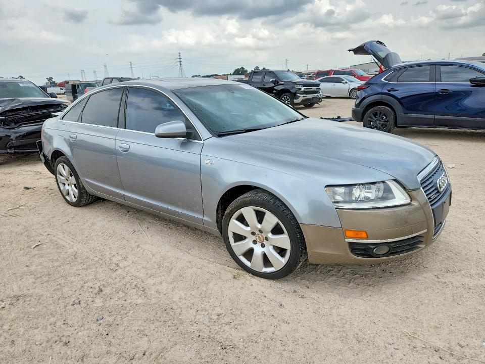 2007 Audi A6 VIN WAUDH74F27N075732 COPART salvage auction — REAR END, TX - SALVAGE VEHICLE TITLE (P), sold $525 on 2026-07-10 (photo 4)