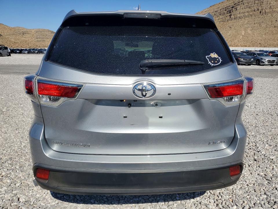 2015 Toyota Highlander VIN 5TDBKRFH1FS200427 COPART salvage auction — FRONT END, Nv - Salvage Title, sold $4,600 on 2026-07-29 (photo 6)