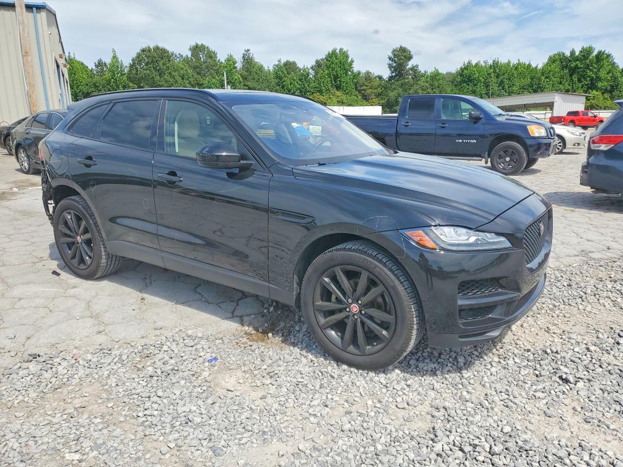 2018 Jaguar F-Pace VIN SADCK2FXXJA322037 COPART salvage auction — Rear End, TN - SALVAGE CERTIFICATE, sold $5,100 on 2026-07-09 (photo 4)