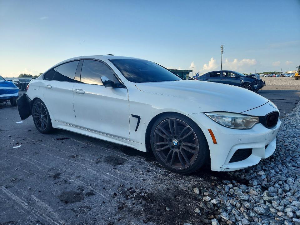 2015 BMW 4 series VIN WBA4A5C50FD410380 COPART salvage auction — REAR END, Fl - Cert Of Title Slvg Rebuildable, sold $2,450 on 2026-07-13 (photo 4)