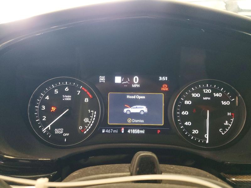 2024 Cadillac VIN 1GYKPHRS5RZ736815 COPART salvage auction — FRONT END, IA - CERT OF TITLE-SALVAGE TITLE, sold $16,700 on 2026-08-18 (photo 9)