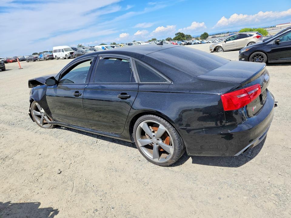 2014 Audi A6 VIN WAUHGAFC0EN113623 COPART salvage auction — FRONT END, Ca - Salvage Certificate, sold $650 on 2026-07-16 (photo 2)