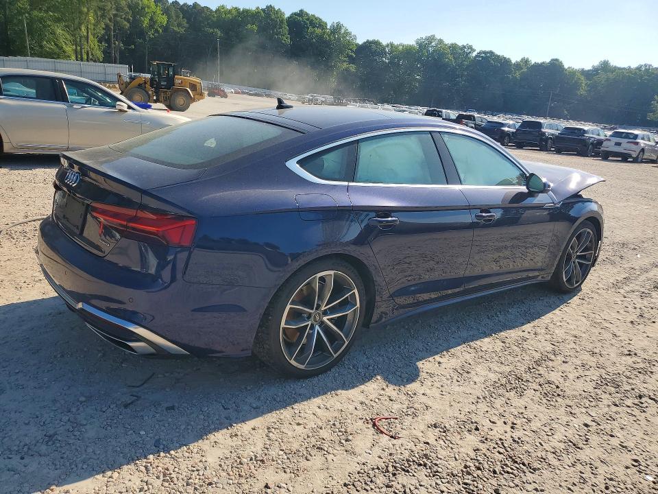 2023 Audi VIN WAUFACF55PA025344 COPART salvage auction — FRONT END, Nc - Dealer Only Clean Title, sold $7,600 on 2026-07-02 (photo 3)