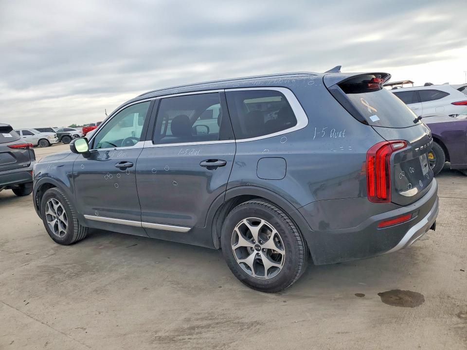 2020 Kia Telluride VIN 5XYP34HC0LG017617 COPART salvage auction — HAIL, Tx - Certificate Of Title, sold $7,300 on 2026-07-09 (photo 2)