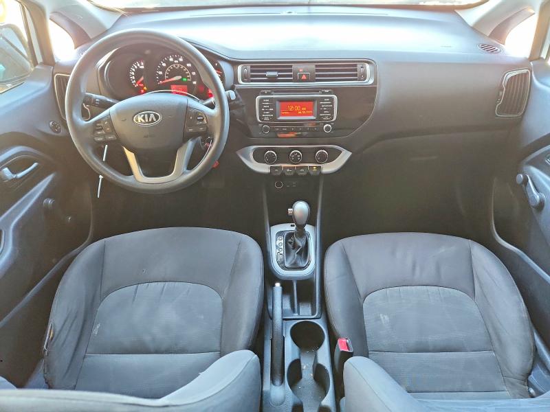 2016 Kia Rio VIN KNADM4A34G6637063 COPART salvage auction — FRONT END, CA - SALVAGE CERTIFICATE, sold $550 on 2026-07-16 (photo 8)