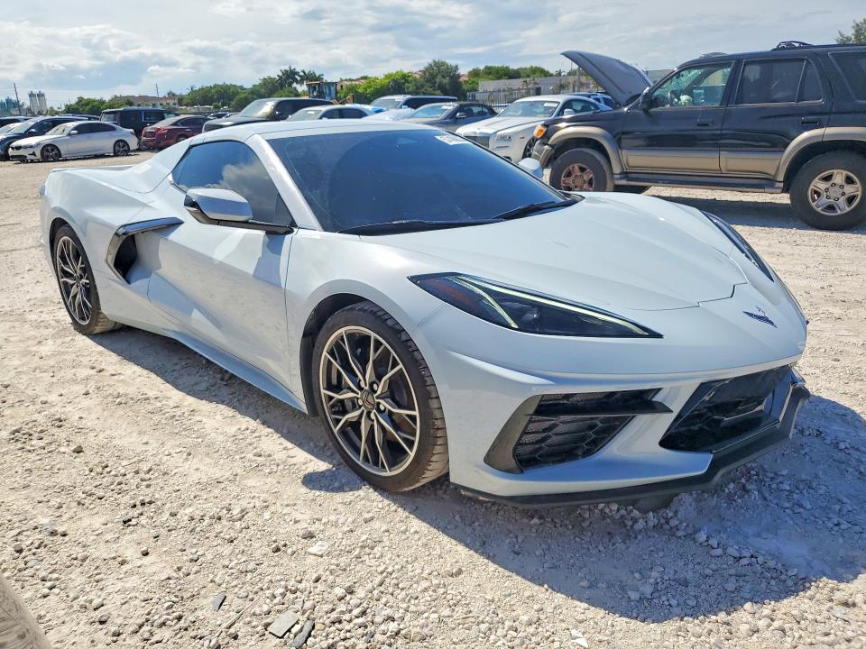 2024 Chevrolet Corvette stingray VIN 1G1YC3D47R5114675 COPART salvage auction — WATER/FLOOD, Ky - Cert Of Title-Salvage Water, sold $41,750 on 2026-07-02 (photo 4)