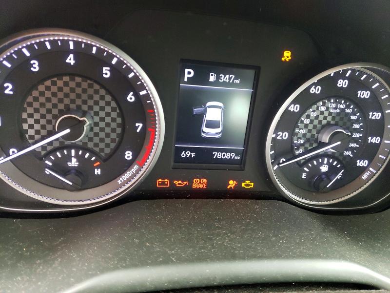 2019 Hyundai Elantra VIN 5NPD84LF4KH471852 COPART salvage auction — FRONT END, CT - CERT OF TITLE-SALVAGE, sold $1,100 on 2026-07-02 (photo 9)