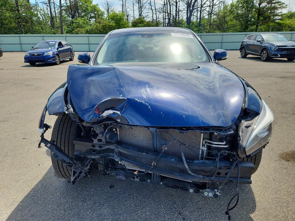 2019 Infiniti Q70 VIN JN1BY1AR8KM586000 COPART salvage auction — FRONT END, Ny - Mv-907A Salvage Certificate, sold $625 on 2026-07-22 (photo 5)