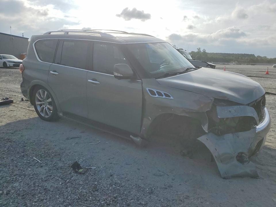 2011 Infiniti Qx56 VIN JN8AZ2NF1B9500187 COPART salvage auction — FRONT END, Sc - Cert Of Title-Salvage, sold $1,600 on 2026-07-27 (photo 4)