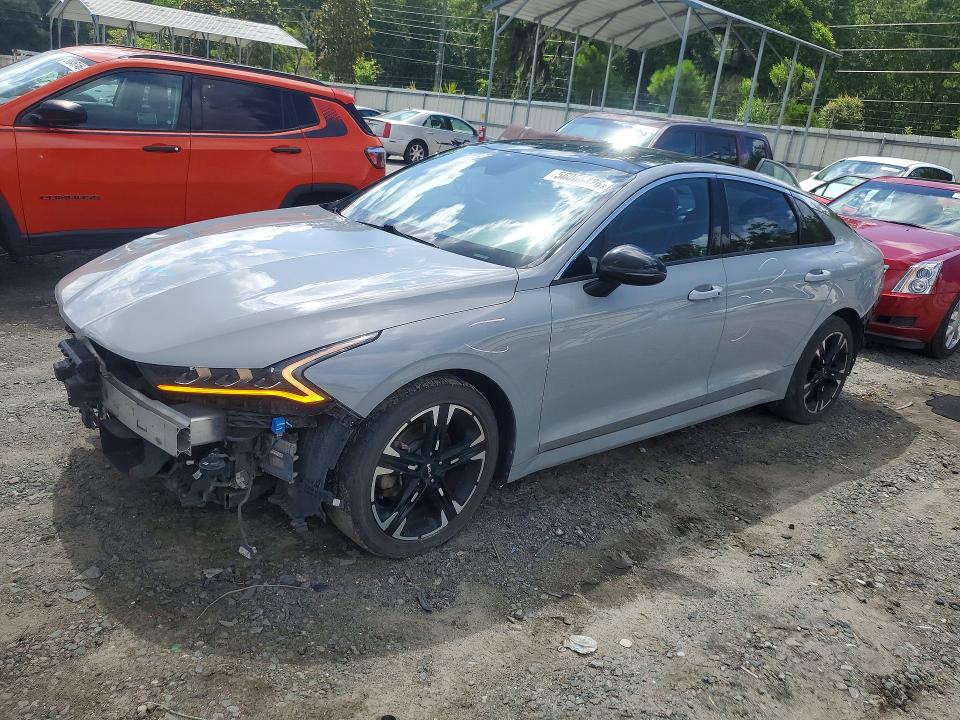 2022 Kia K5 VIN 5XXG64J22NG126368 COPART salvage auction — REAR END, Ga - Cert Of Title-Salvage, sold $6,000 on 2026-07-06 (photo 1)