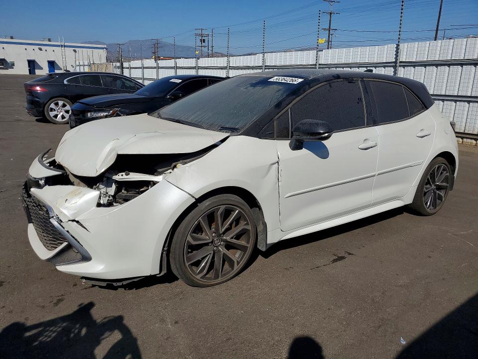 2021 Toyota Corolla VIN JTNC4MBE7M3144193 COPART salvage auction — FRONT END, Ca - Salvage Certificate, sold $5,100 on 2026-07-29 (photo 1)