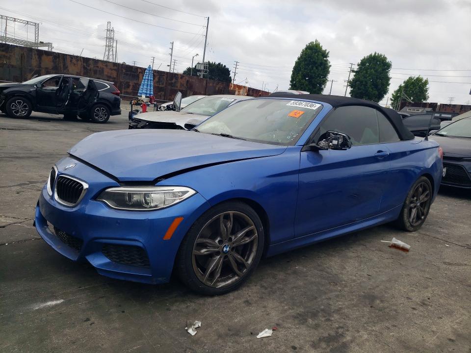 2015 BMW M2 VIN WBA1M1C58FV393521 COPART salvage auction — FRONT END, Ca - Dis/Dlr/Exp Only Clean Title (P), sold $3,050 on 2026-07-24 (photo 1)