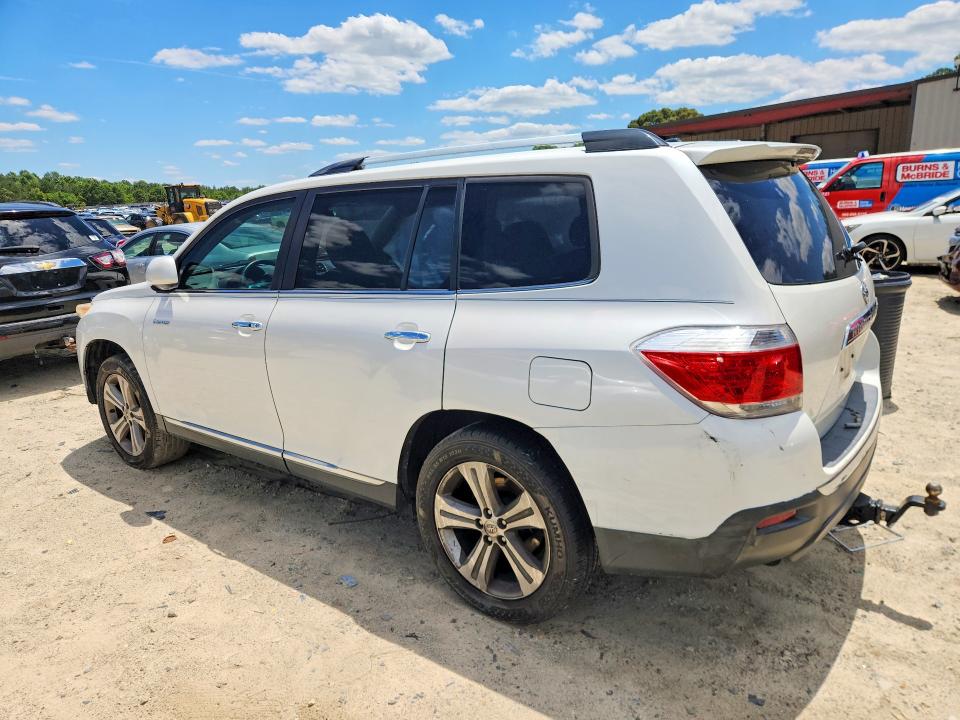 2012 Toyota Highlander VIN 5TDYK3EH5CS080863 COPART salvage auction — SIDE, Fl - Certificate Of Title, sold $3,000 on 2026-07-03 (photo 2)
