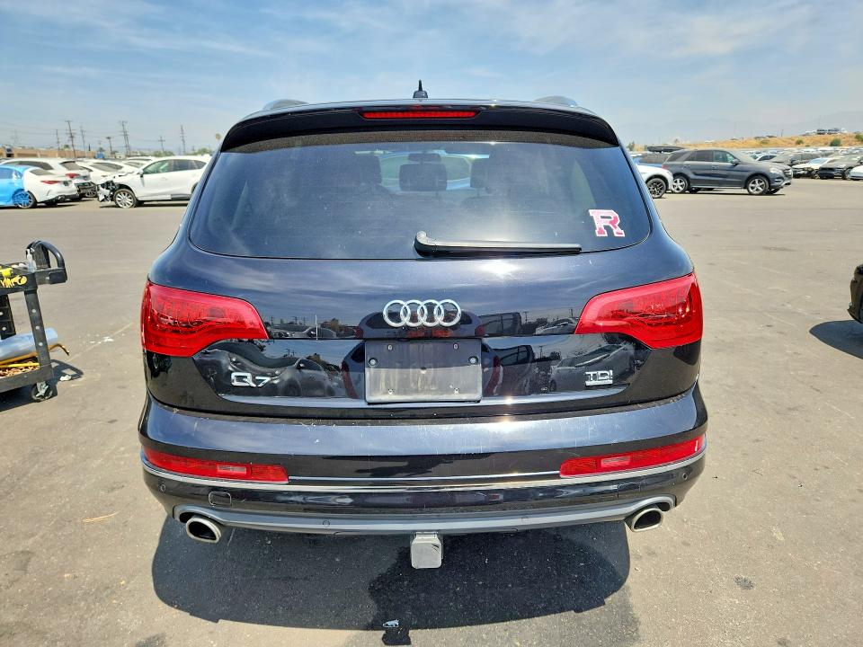 2014 Audi Q7 VIN WA1LMAFE2ED014518 COPART salvage auction — MINOR DENT/SCRATCHES, Ca - Salvage Certificate, sold $2,500 on 2026-07-13 (photo 6)