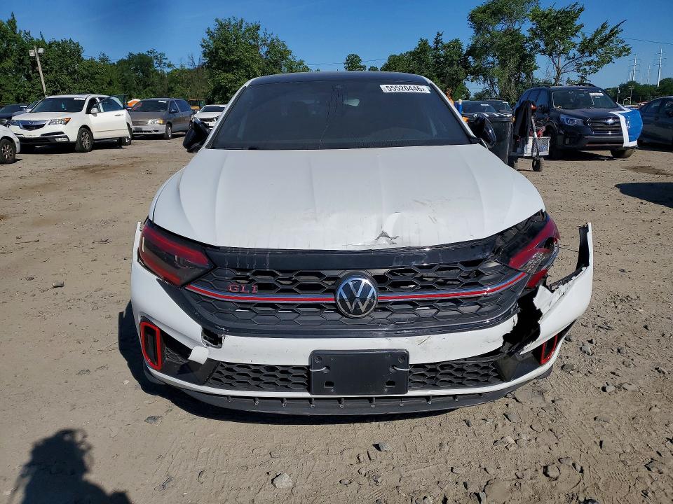 2024 Volkswagen Jetta VIN 3VW2T7BU9RM094959 COPART salvage auction — FRONT END, MD - CERT OF SALVAGE > 75% DAMAGE, sold $7,200 on 2026-07-30 (photo 5)
