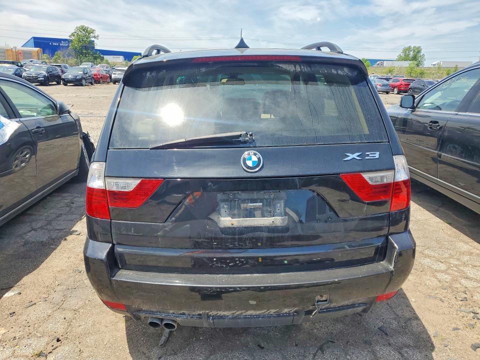 2009 BMW X3 VIN WBXPC93489WJ28220 COPART salvage auction — UNDERCARRIAGE, MI - CERTIFICATE OF TITLE, sold $625 on 2026-07-17 (photo 6)