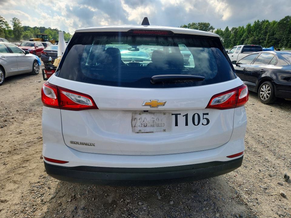 2021 Chevrolet Equinox VIN 2GNAXFEV5M6107914 COPART salvage auction — FRAME DAMAGE, Va - Cert Of Title - Salvage, sold $3,300 on 2026-07-30 (photo 6)