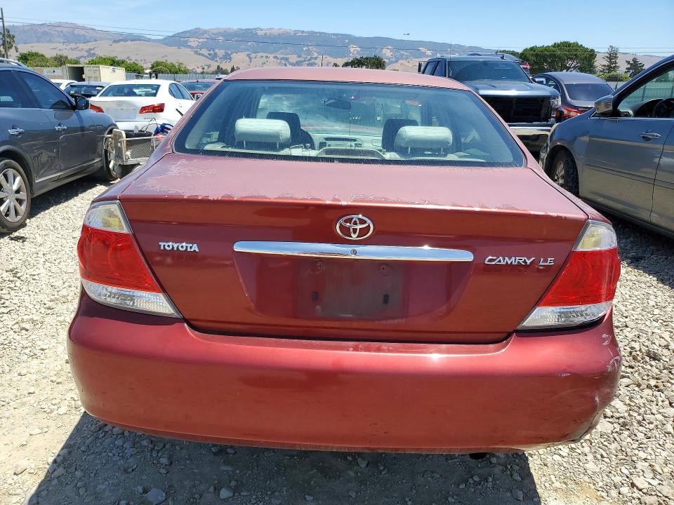 2005 Toyota Camry VIN 4T1BE30K85U422641 COPART salvage auction — FRONT END, CA - SALVAGE CERTIFICATE, sold $500 on 2026-07-09 (photo 6)