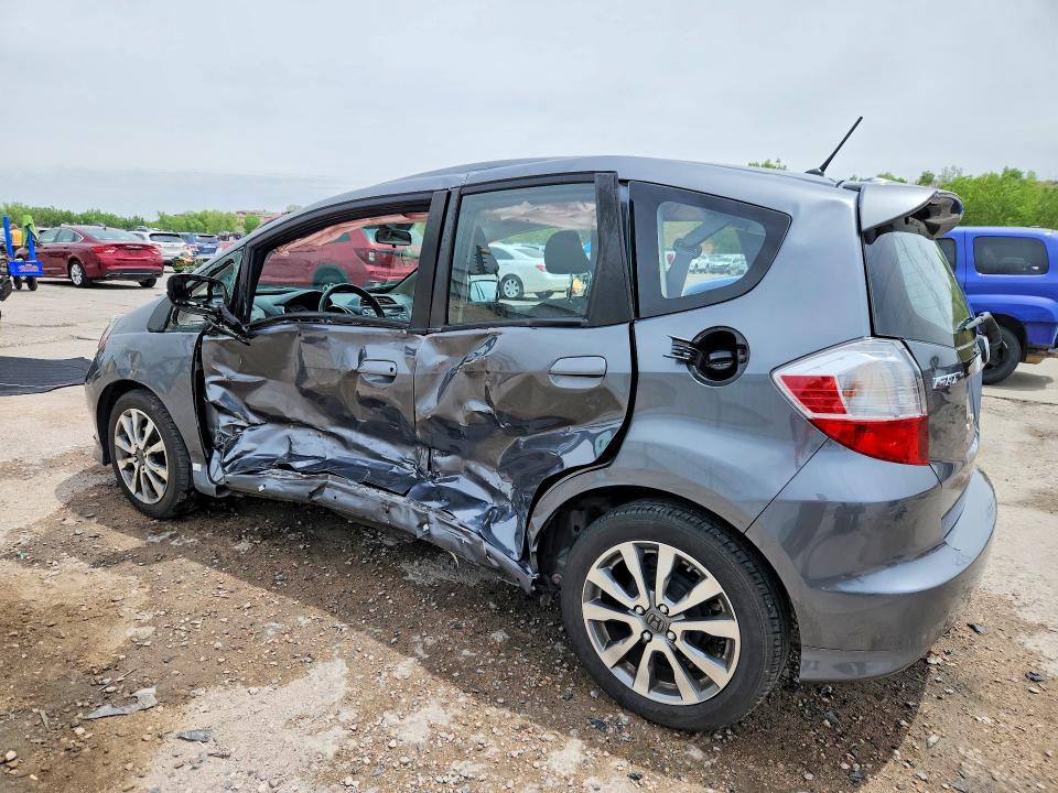 2013 Honda Fit VIN JHMGE8H54DC015635 COPART salvage auction — SIDE, Co - Public - Salvage Title, sold $1,100 on 2026-07-29 (photo 2)