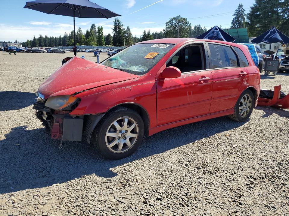 2005 Kia Spectra VIN KNAFE161455116908 — COPART salvage auction photo