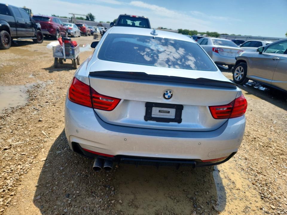 2015 BMW 4er VIN WBA3N7C59FK224067 COPART salvage auction — FRONT END, Mo - Salvage Certificate Of Title, sold $550 on 2026-07-30 (photo 6)