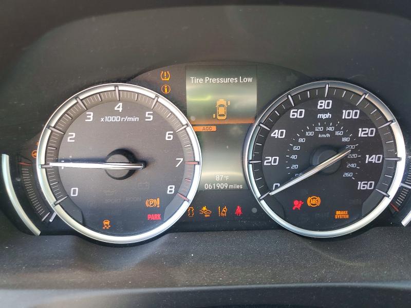 2020 Acura Tlx VIN 19UUB2F45LA005566 COPART salvage auction — FRONT END, Ca - Salvage Certificate, sold $1,100 on 2026-07-09 (photo 9)