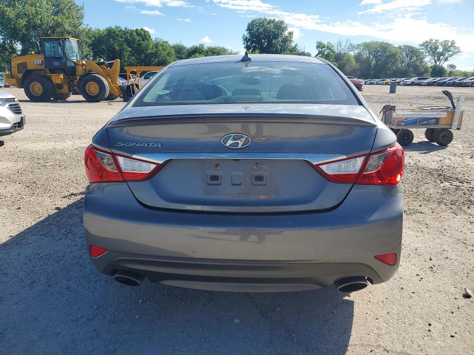 2014 Hyundai Sonata VIN 5NPEC4AC2EH908845 COPART salvage auction — REAR END, Il - Salvage Certificate, sold $1,100 on 2026-07-31 (photo 6)