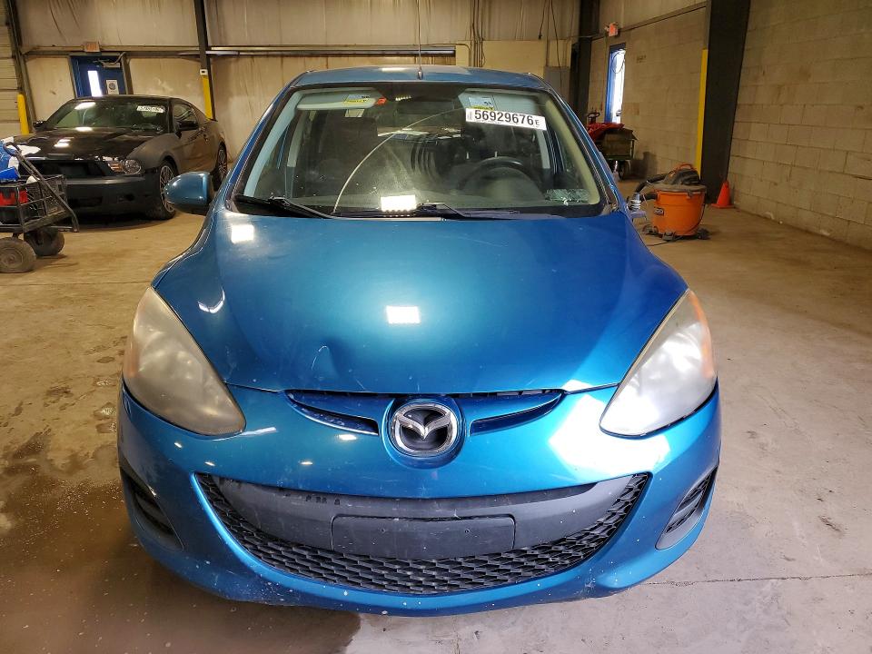 2012 Mazda 2 VIN JM1DE1KZ4C0140948 COPART salvage auction — FRONT END, Pa - Certificate Of Salvage, sold $925 on 2026-07-08 (photo 5)