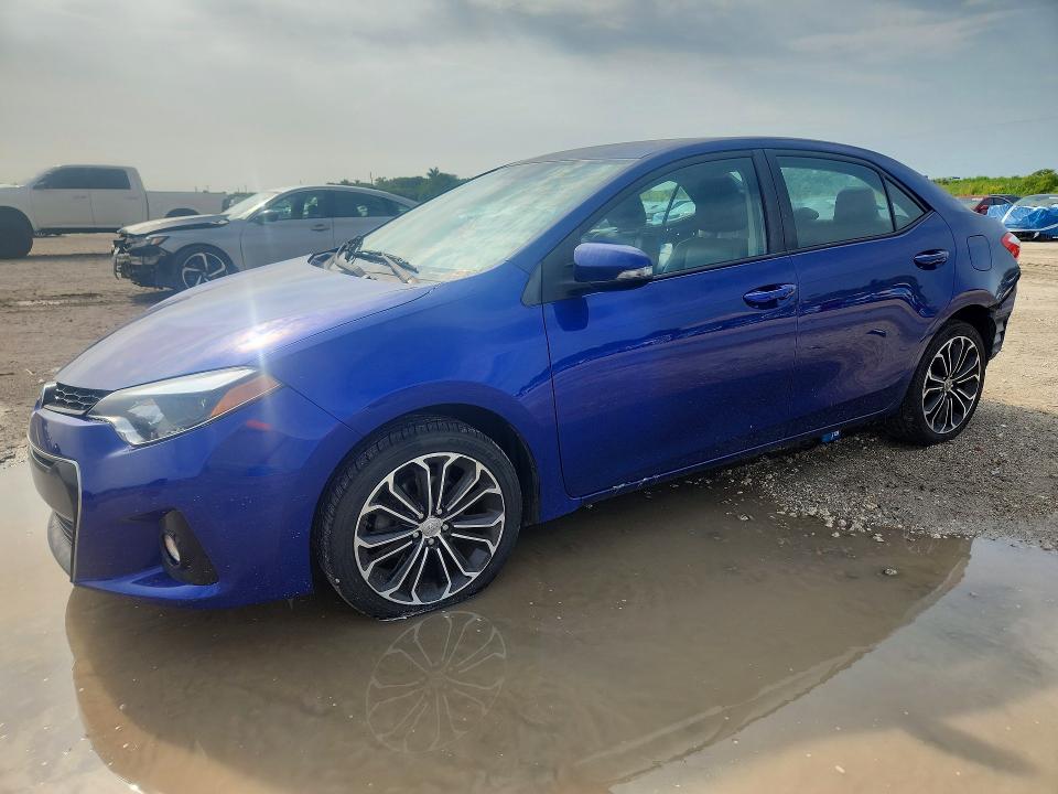 2016 Toyota Corolla VIN 2T1BURHEXGC577443 COPART salvage auction — SIDE, Fl - Cert Of Title Slvg Rebuildable, sold $2,500 on 2026-07-02 (photo 1)