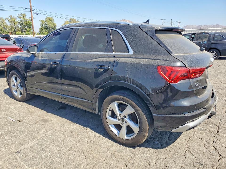 2021 Audi Q3 VIN WA1AUCF3XM1132169 COPART salvage auction — REAR END, Ca - Salvage Certificate (P), sold $6,200 on 2026-07-09 (photo 2)