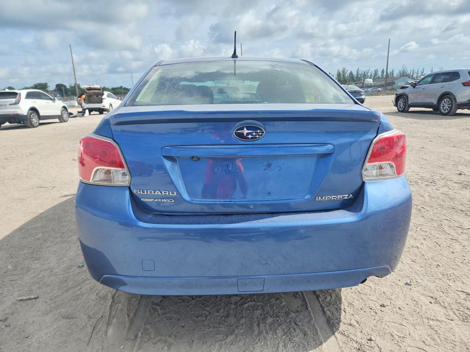 2016 Subaru Impreza VIN JF1GJAB64GH021390 COPART salvage auction — FRONT END, FL - CERT OF TITLE SLVG REBUILDABLE, sold $250 on 2026-07-02 (photo 6)