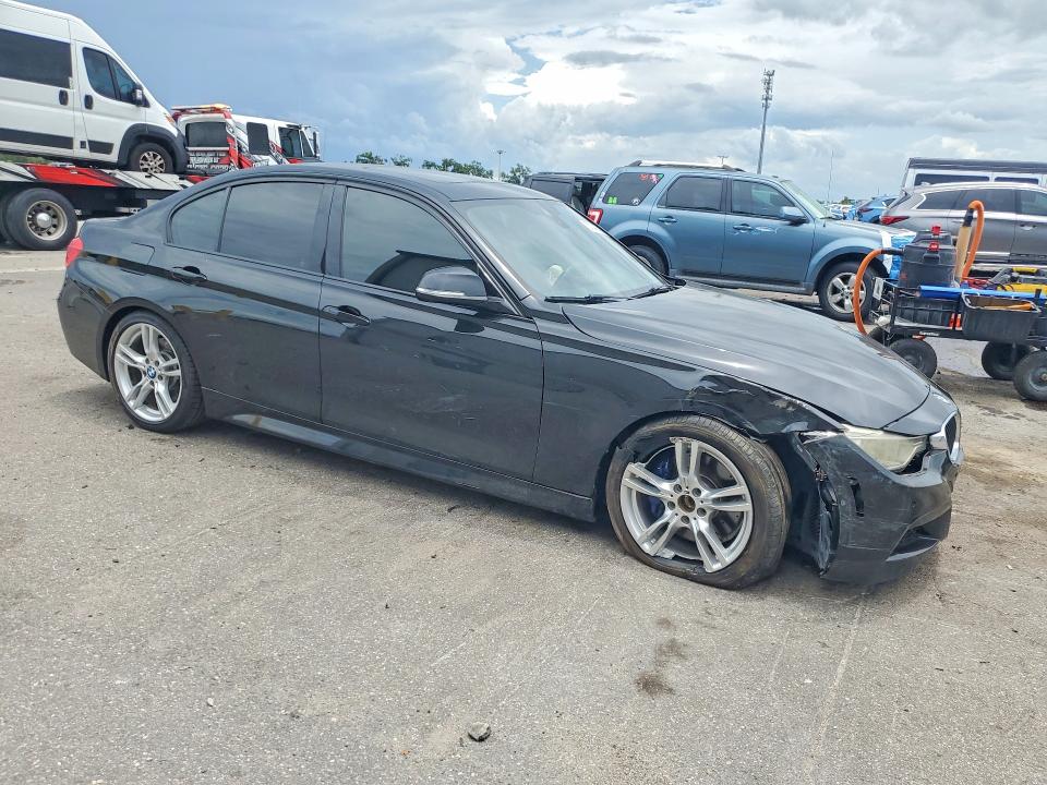 2014 BMW 3er VIN WBA3A9C52EF479240 COPART salvage auction — FRONT END, Fl - Cert Of Title Slvg Rebuildable, sold $1,700 on 2026-08-03 (photo 4)