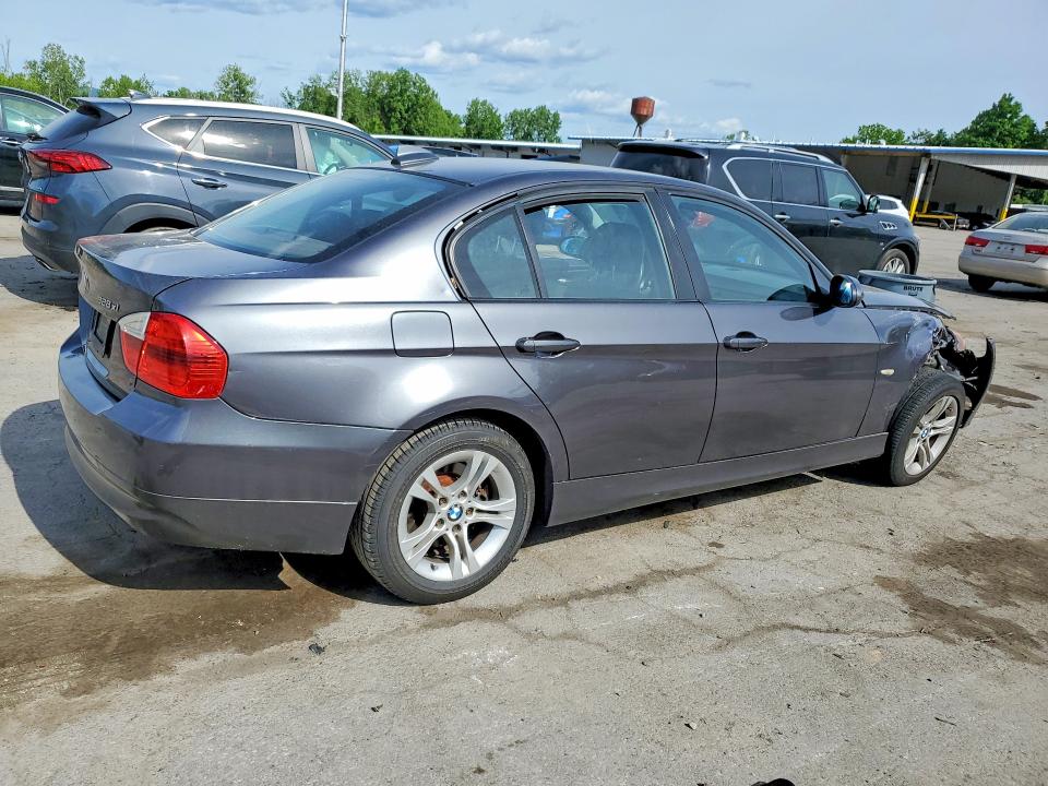2008 BMW 3 series VIN WBAVC73548KX90106 COPART salvage auction — FRONT END, NY - MV-907A SALVAGE CERTIFICATE, sold $325 on 2026-07-14 (photo 3)