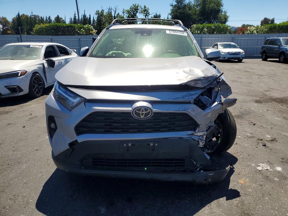 2025 Toyota VIN JTMB6RFV8SD570712 COPART salvage auction — FRONT END, Ca - Salvage Certificate, sold $9,700 on 2026-07-28 (photo 5)