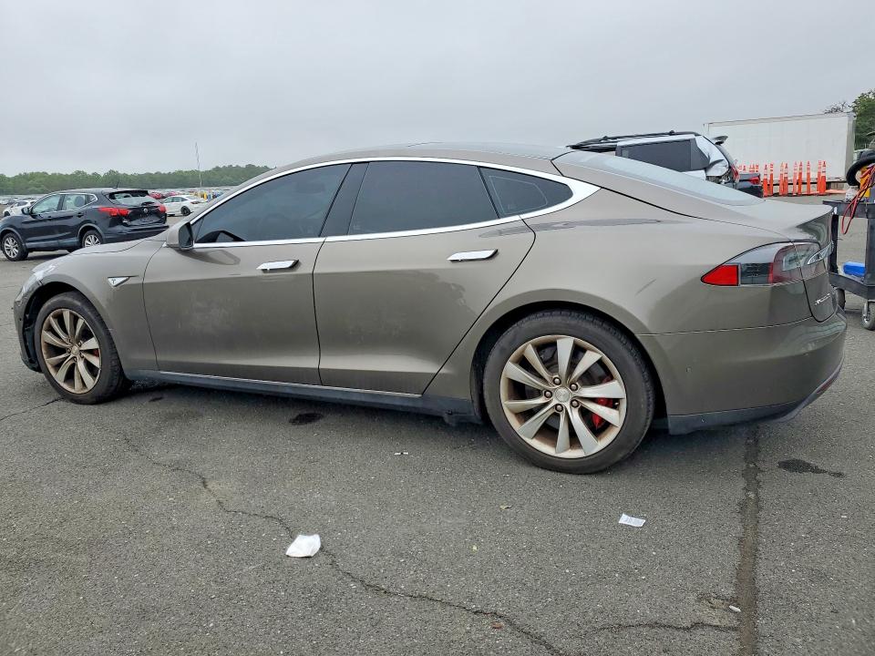 2015 Tesla VIN 5YJSA1H47FF097176 COPART salvage auction — FRONT END, Ny - Mv-907A Salvage Certificate, sold $5,900 on 2026-07-08 (photo 2)